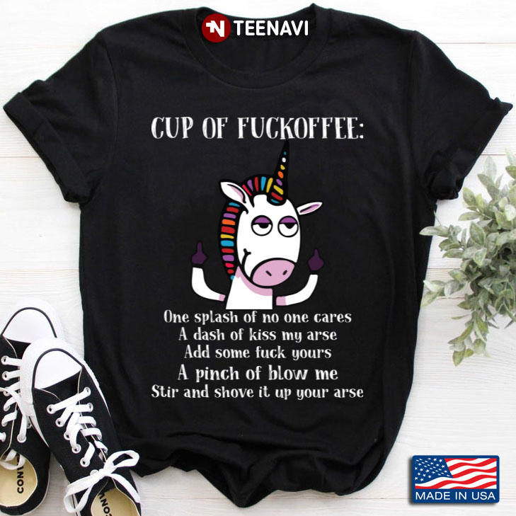 New Version Unicorn Cup Of Fuckoffee Gift For Holiday