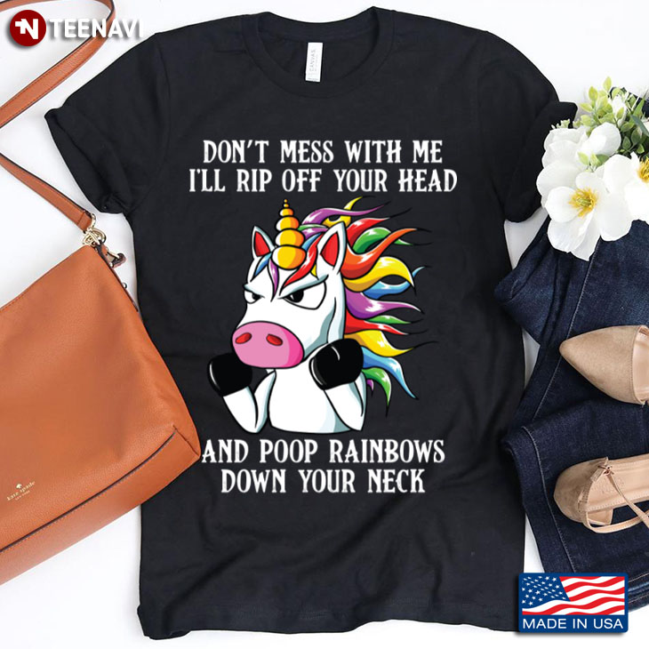 Unicorn I Will Rip Off Your Head Funny Gift