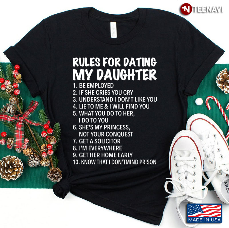 Rules For Dating My Daughter Gift For Holiday