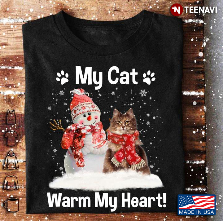 My Cat  Warm My Heart Gift For X’mas