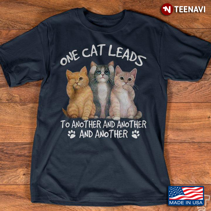 One Cat Leads To Another Gift For Cat Lover