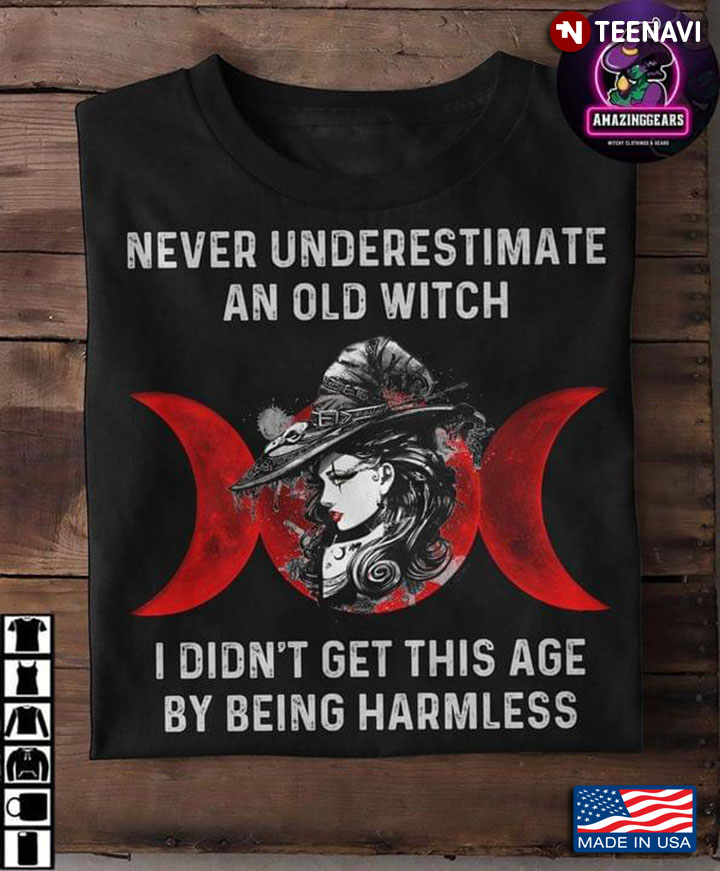 Never Underestimate An Old Witch I Didn't Get This Age By Being Harmless for Halloween