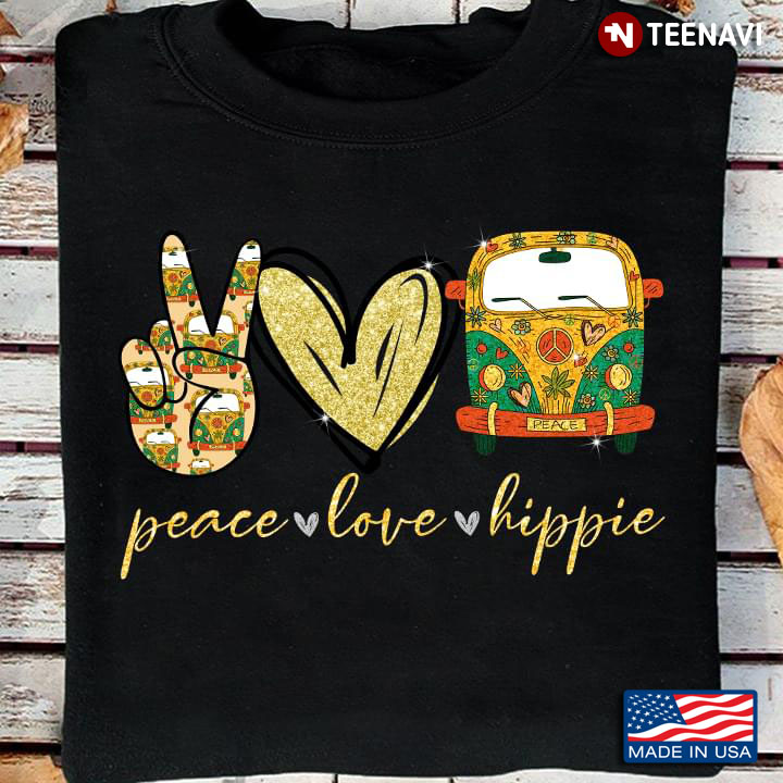 Peace Love Hippie Heart Hippie Van
