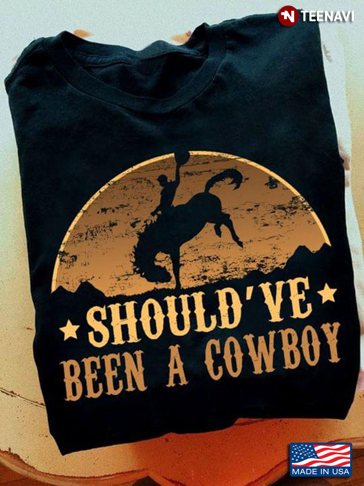Should've Been A Cowboy Horse Riding