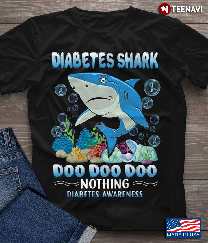 Diabetes Shark Doo Doo Doo Nothing Diabetes Awareness
