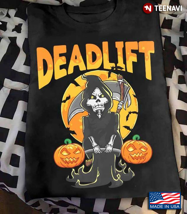 Deadlift The Death Lifting Weights for Halloween