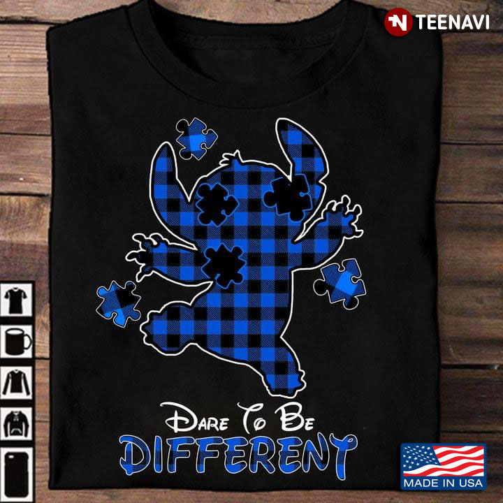 Stitch Autism Awareness Dare To Be Different