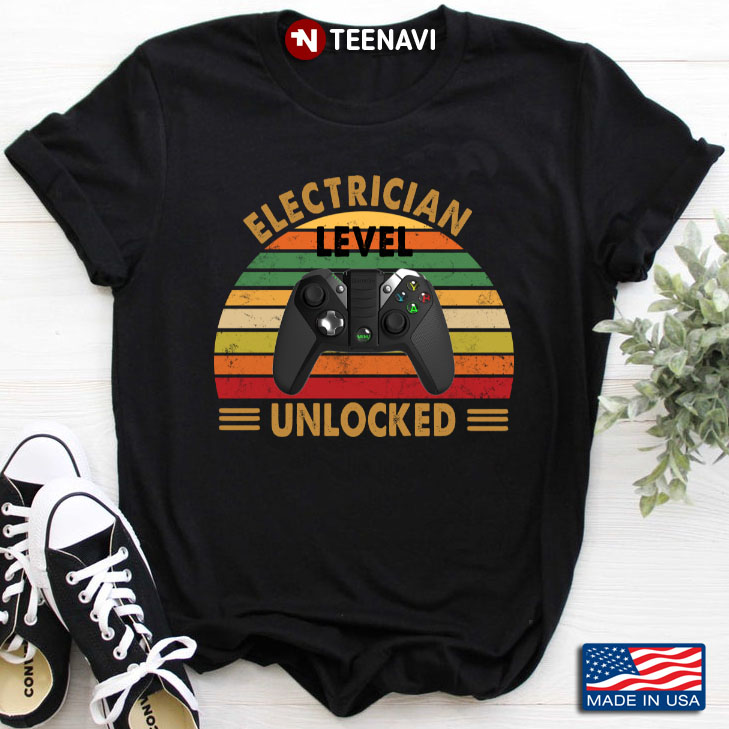 Vintage Video Games Electrician Level Unlocked