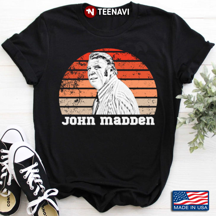 Vintage John Madden American Football Coach for Football Lover