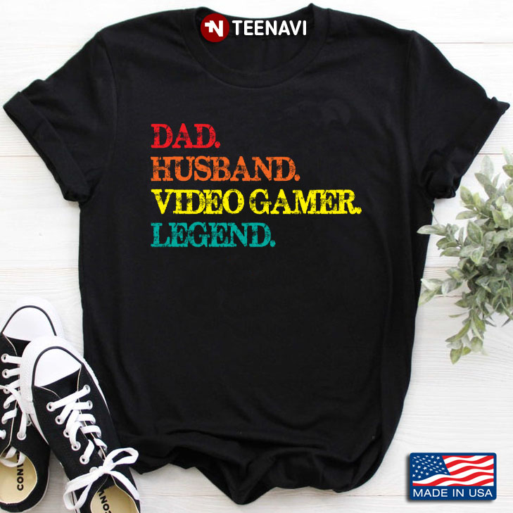Dad Husband Video Gamer Legend for Father's Day