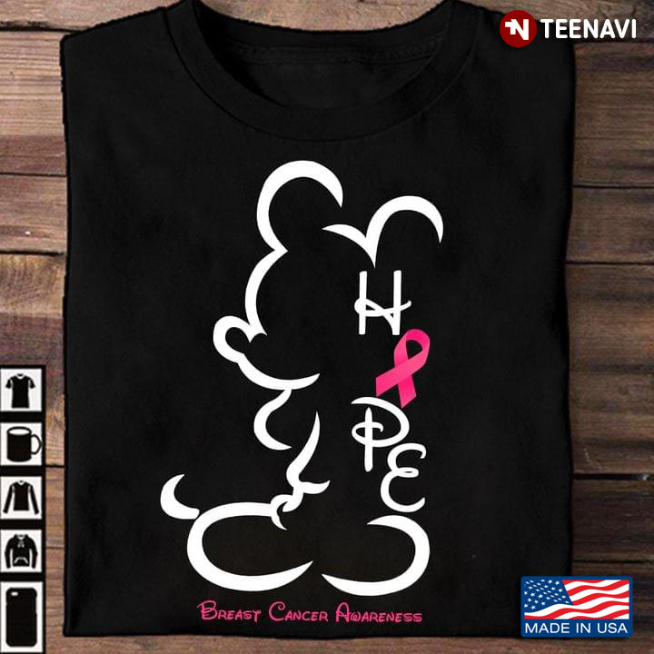 Mickey Mouse Hope Breast Cancer Awareness