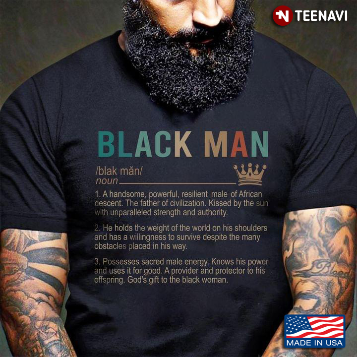 Black Man A Handsome Powerful Resilient Male Of African Descent