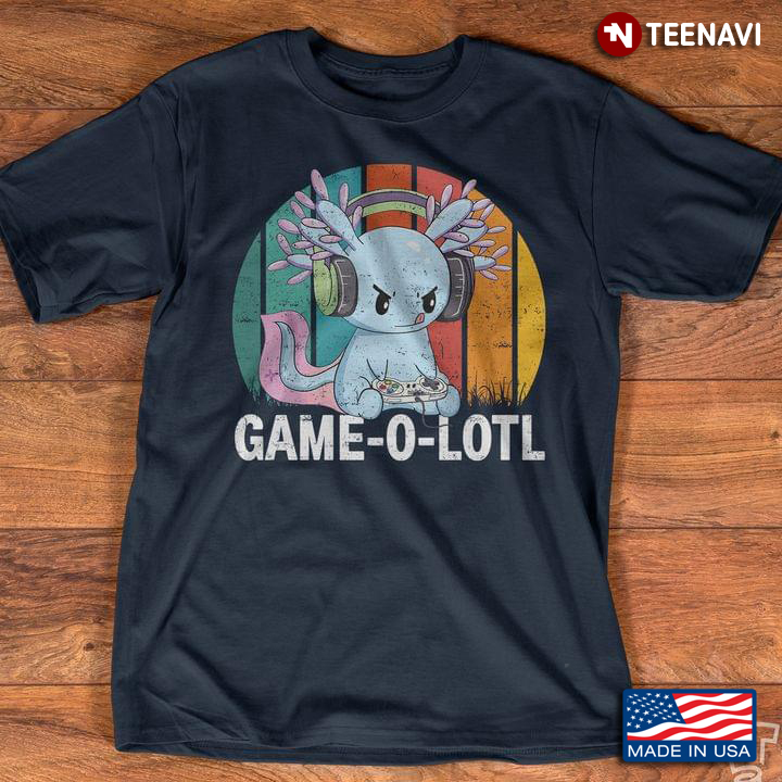 Vintage Game O Lotl Axolotl Plays Game for Game Lover