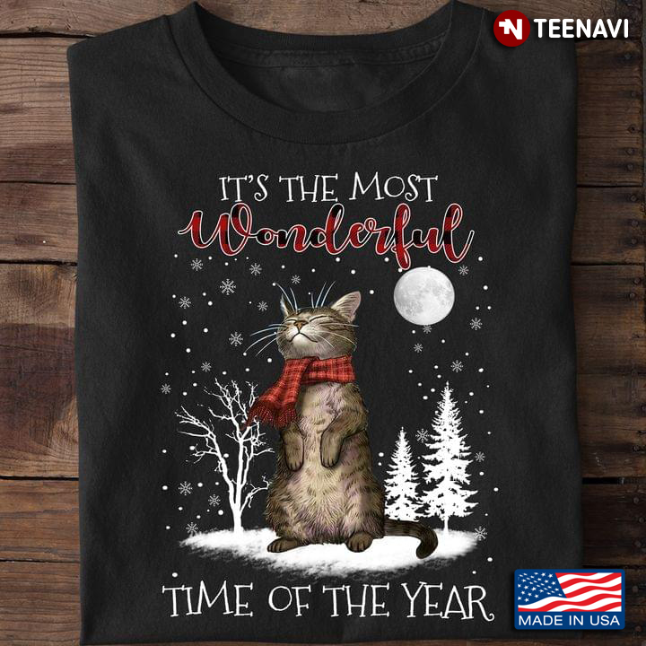 Cat It's The Most Wonderful Time Of The Year for Christmas