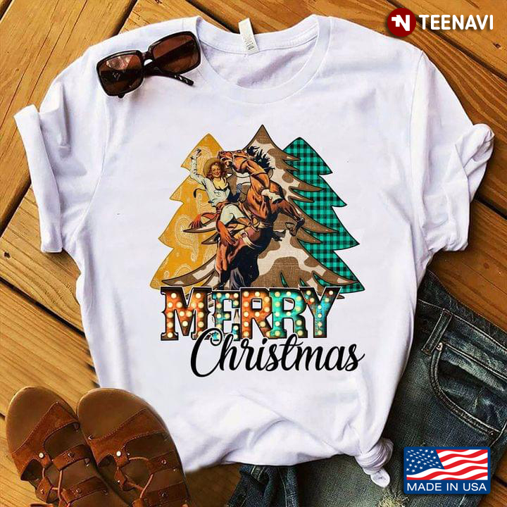 Merry Christmas Horse Riding Gifts for Cowgirl