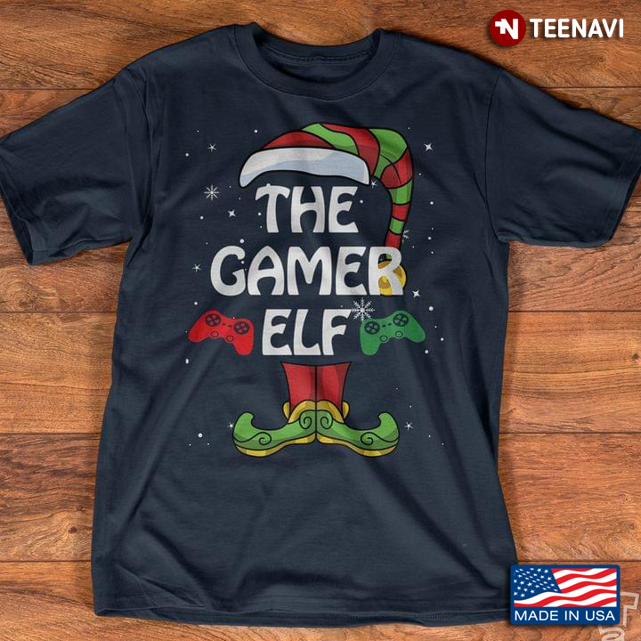 The Gamer Elf Merry Christmas for Game Lover