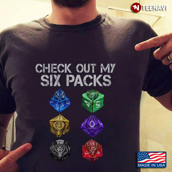 Check Out My Six Packs Dungeons & Dragons for Game Lover