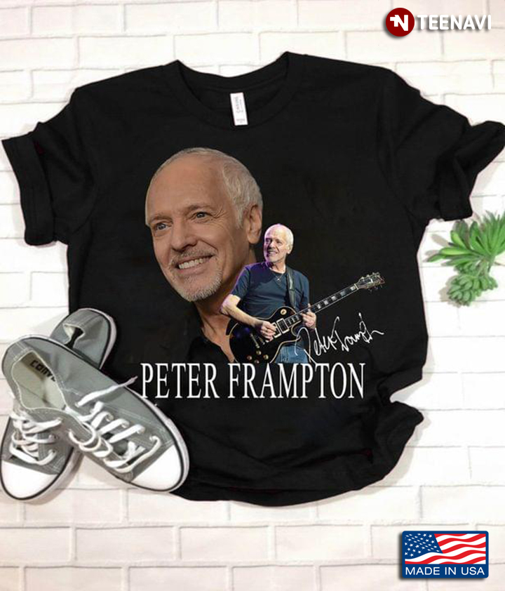 Peter Frampton Musician With Signature for Music Lover