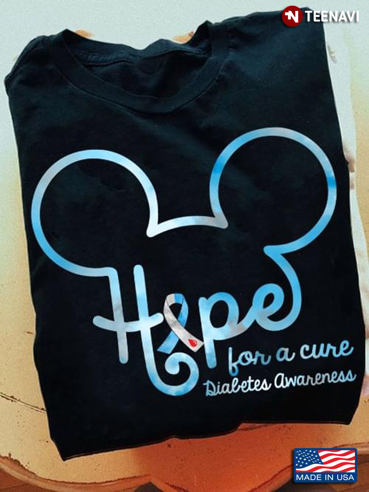 Mickey Mouse Hope For A Cure Diabetes Awareness