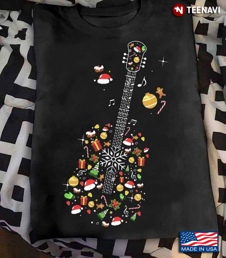 Funny Guitar Merry Christmas Gifts for Guitar Lover