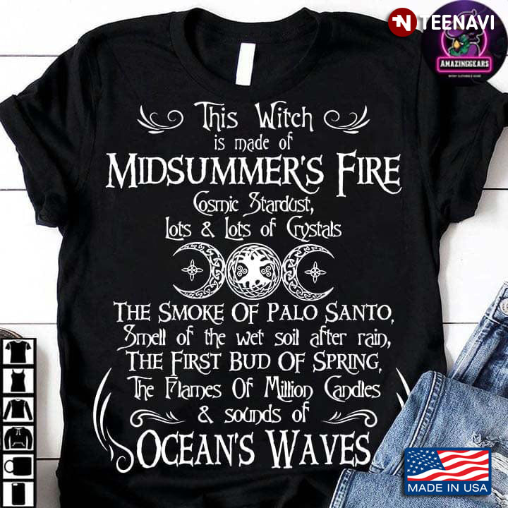 This Witch Is Made Of Midsummer's Fire Cosmic Stardust Lots And Lots Of Crystals