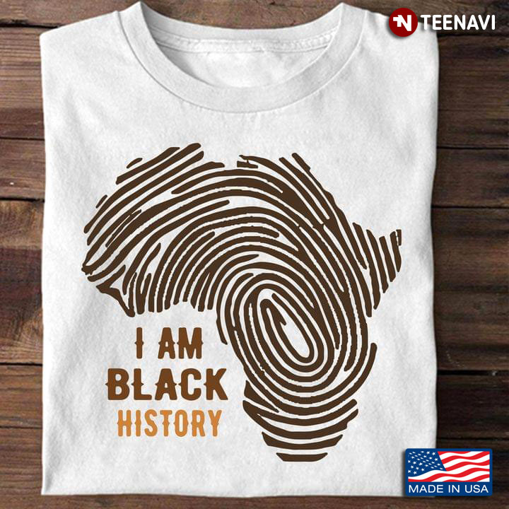 I Am Black History Fingerprint