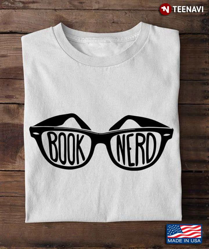 Book Nerd Glasses Design for Book Lover