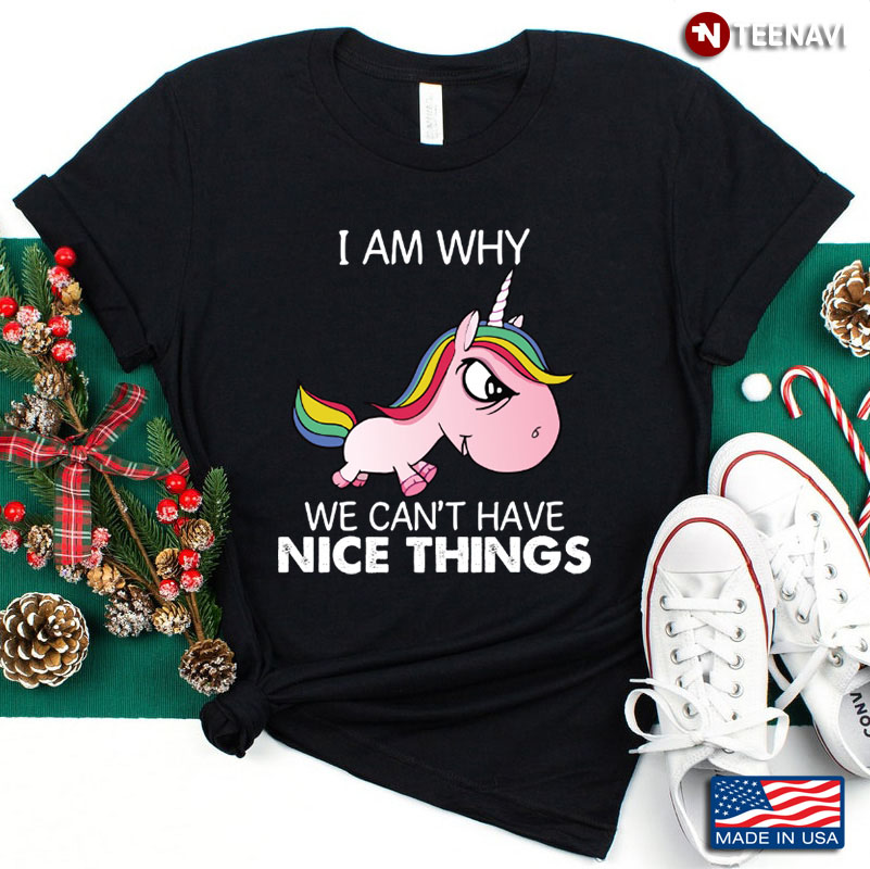 I Am Why We Can’t Have Nice Things Funny Sarcastic Unicorn