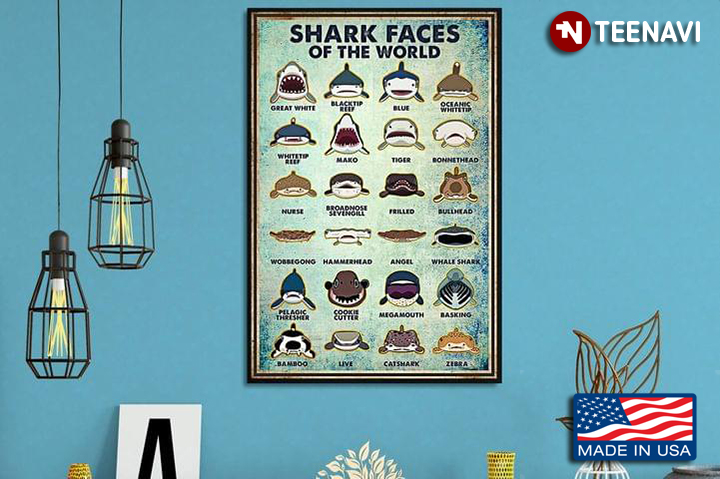 Shark Faces Of The World