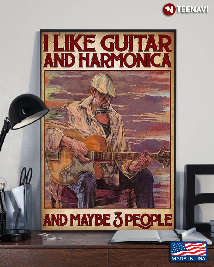 I Like Guitar And Harmonica And Maybe 3 People