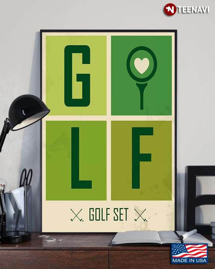 Green Theme Golf Set