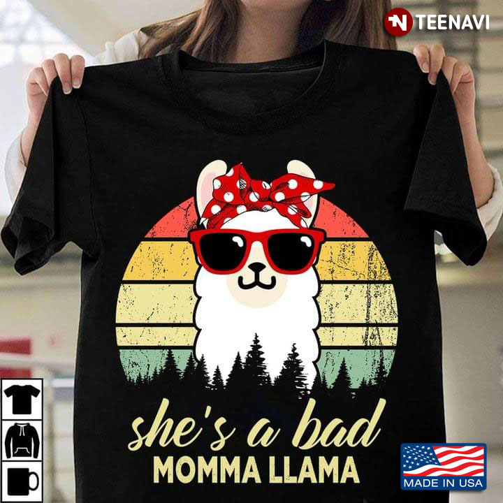 Vintage She's A Bad Momma Llama