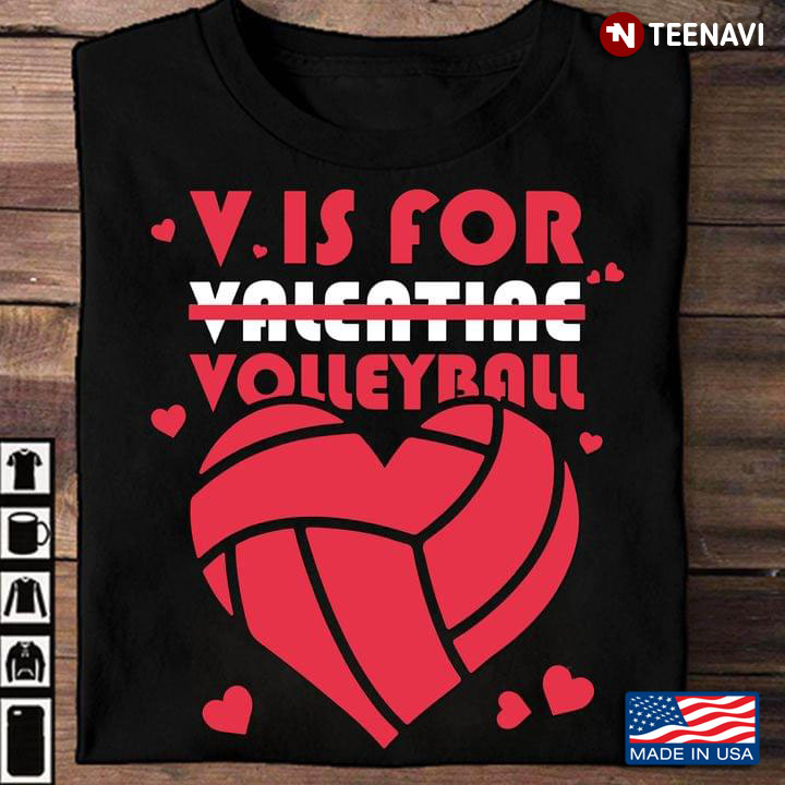 V Is For Volleyball Gift for Volleyball Lover
