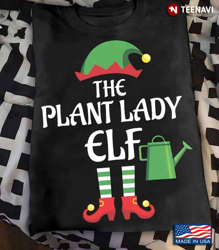 The Plant Lady Elf Merry Christmas for Garden Lover