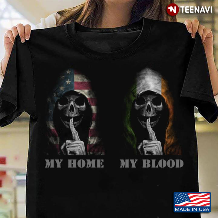 Skull My Home America My Blood Ireland