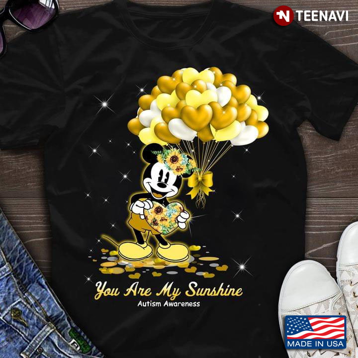Mickey Mouse You Are My Sunshine Autism Awareness