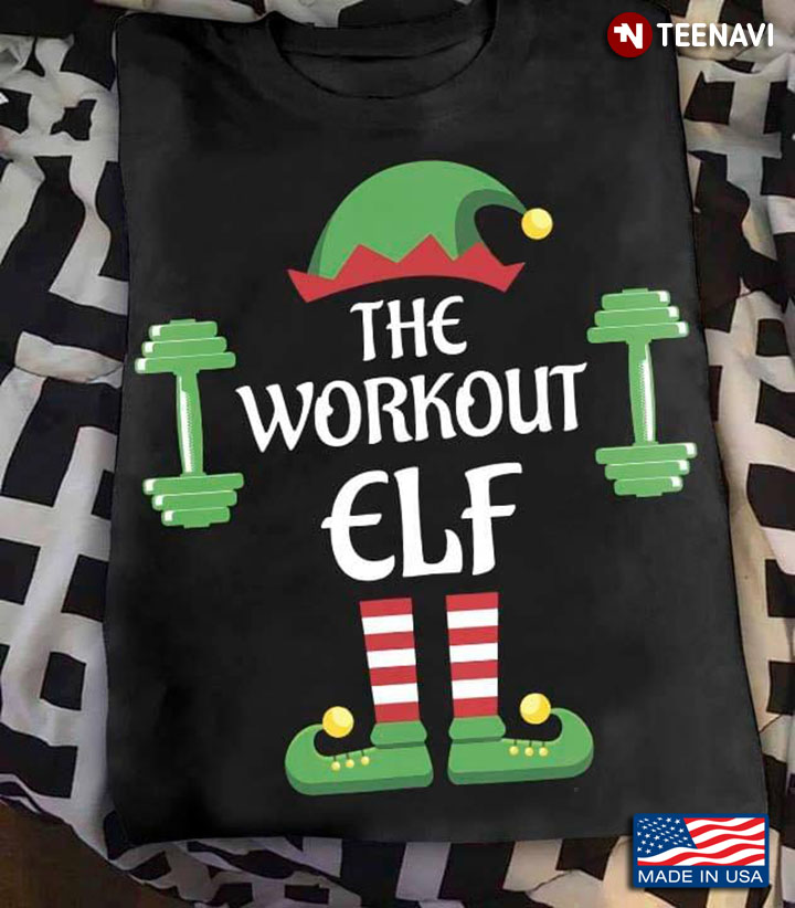 The Workout Elf Fitness Lifting Weights for Christmas
