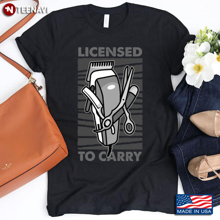 Licensed To Carry Gift for Barber