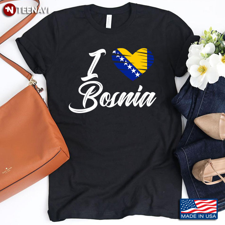 I Love Bosnia Flag Of Bosnia and Herzegovina
