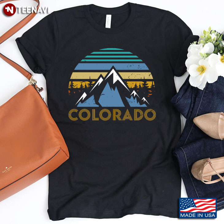 Vintage Colorado Mountain Cool Design