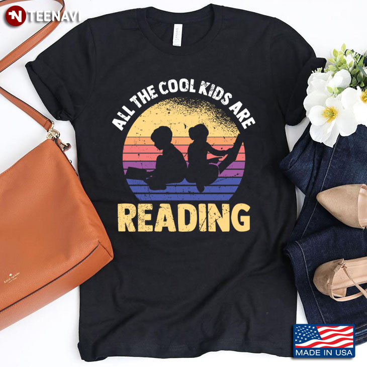 Vintage All The Cool Kids Are Reading for Book Lover