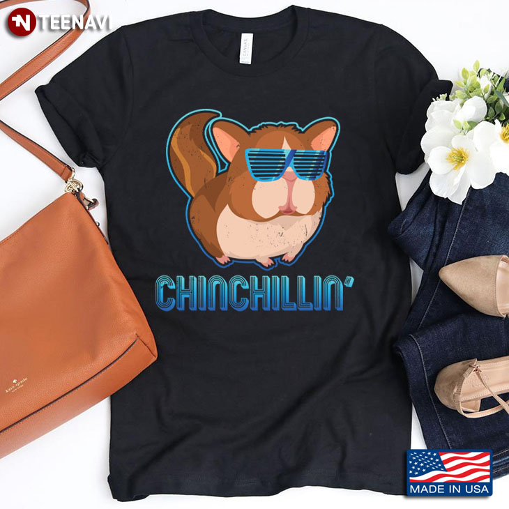Chinchillin' Funny Chinchilla With Glasses for Animal Lover