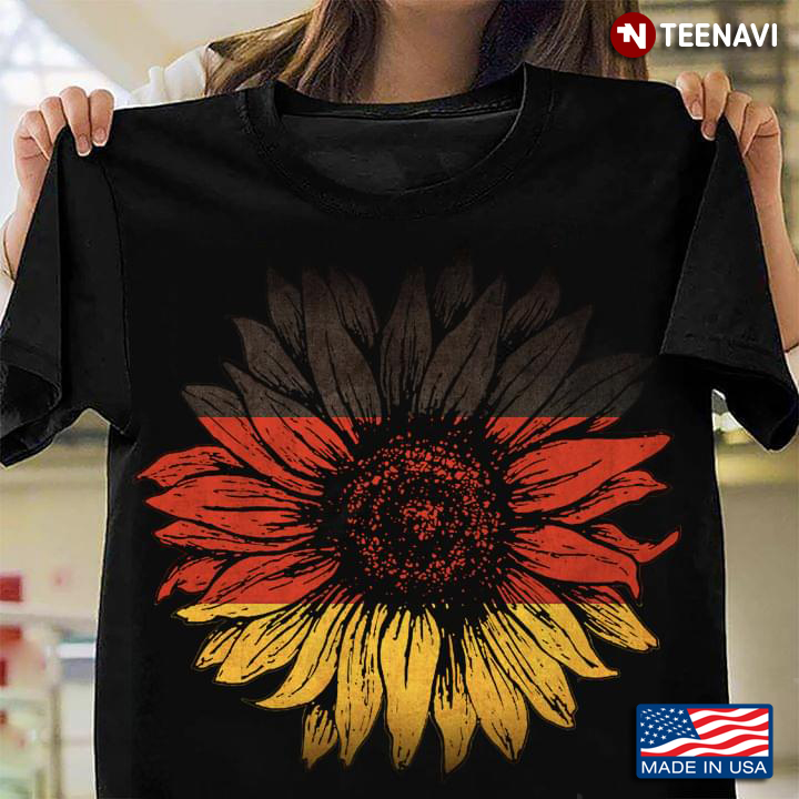 Sunflower Flag of Germany Patriotic
