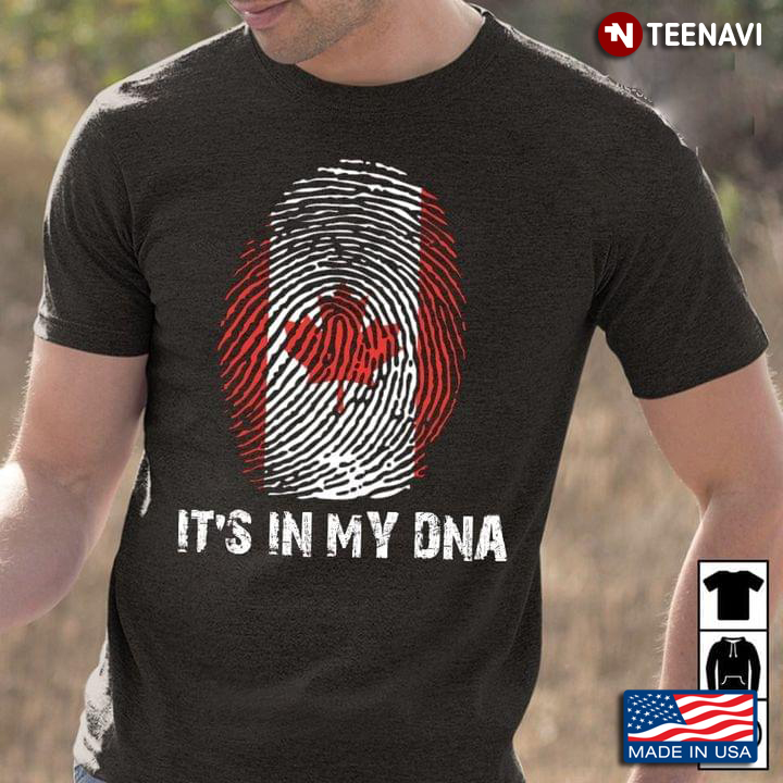Canada Fingerprint It's In My DNA