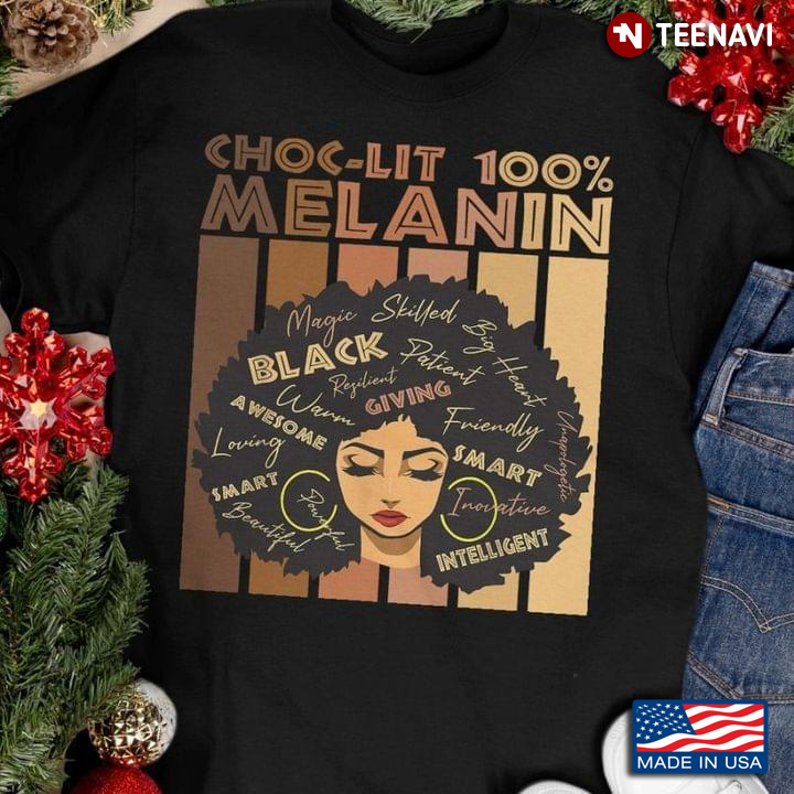 Vintage Black Girl Choc-lit 100% Melanin