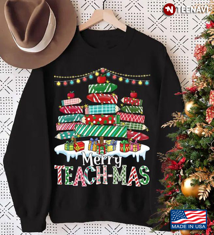 Merry Teach-mas Xmas Tree Teacher for Christmas