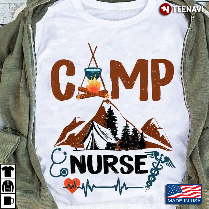 Camp Nurse Camping Lover Gift for Nurse