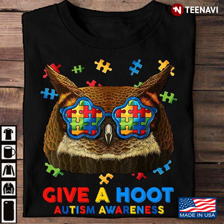 Owl Give A Hoot Autism Awareness