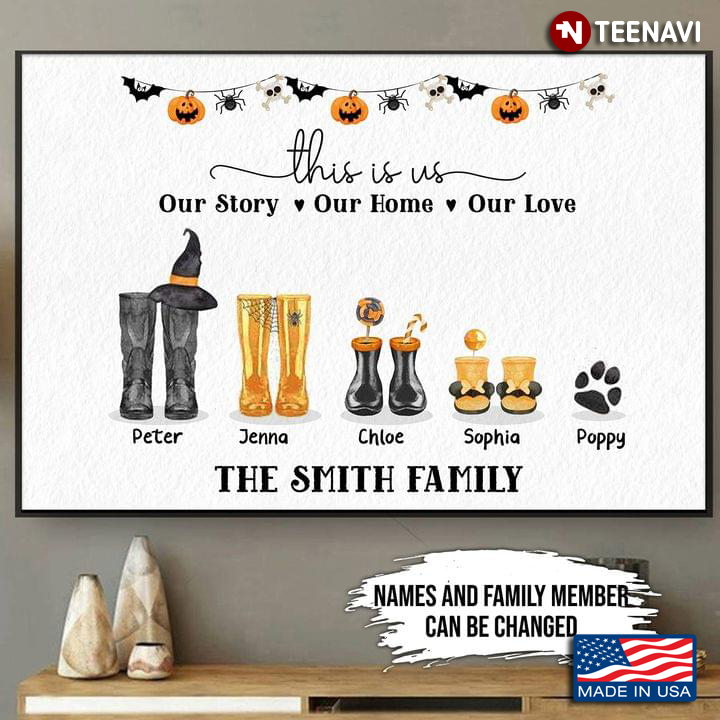Personalized Halloween Family This Is Us Our Story Our Home Our Love