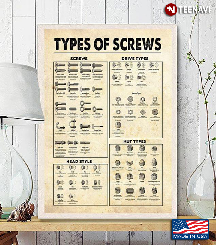 Vintage Types Of Screws